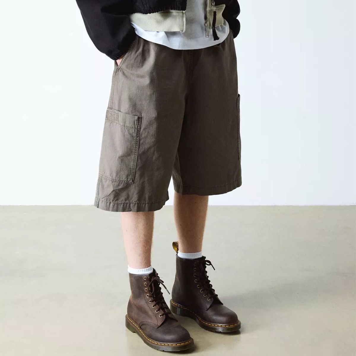 DR MARTENS - Botas Dr.Martens para Hombre 1460 Dark Brown Crazy Horse
