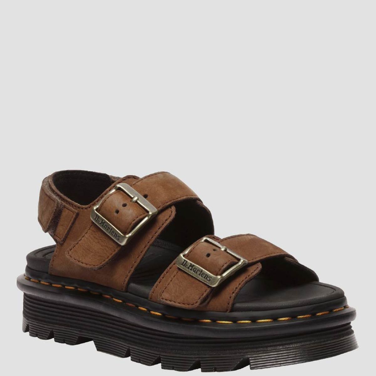 DR MARTENS - Sandalias Dr.Martens para Mujer Zebzag Sandal Sepia Brown Tumbled Nubuck