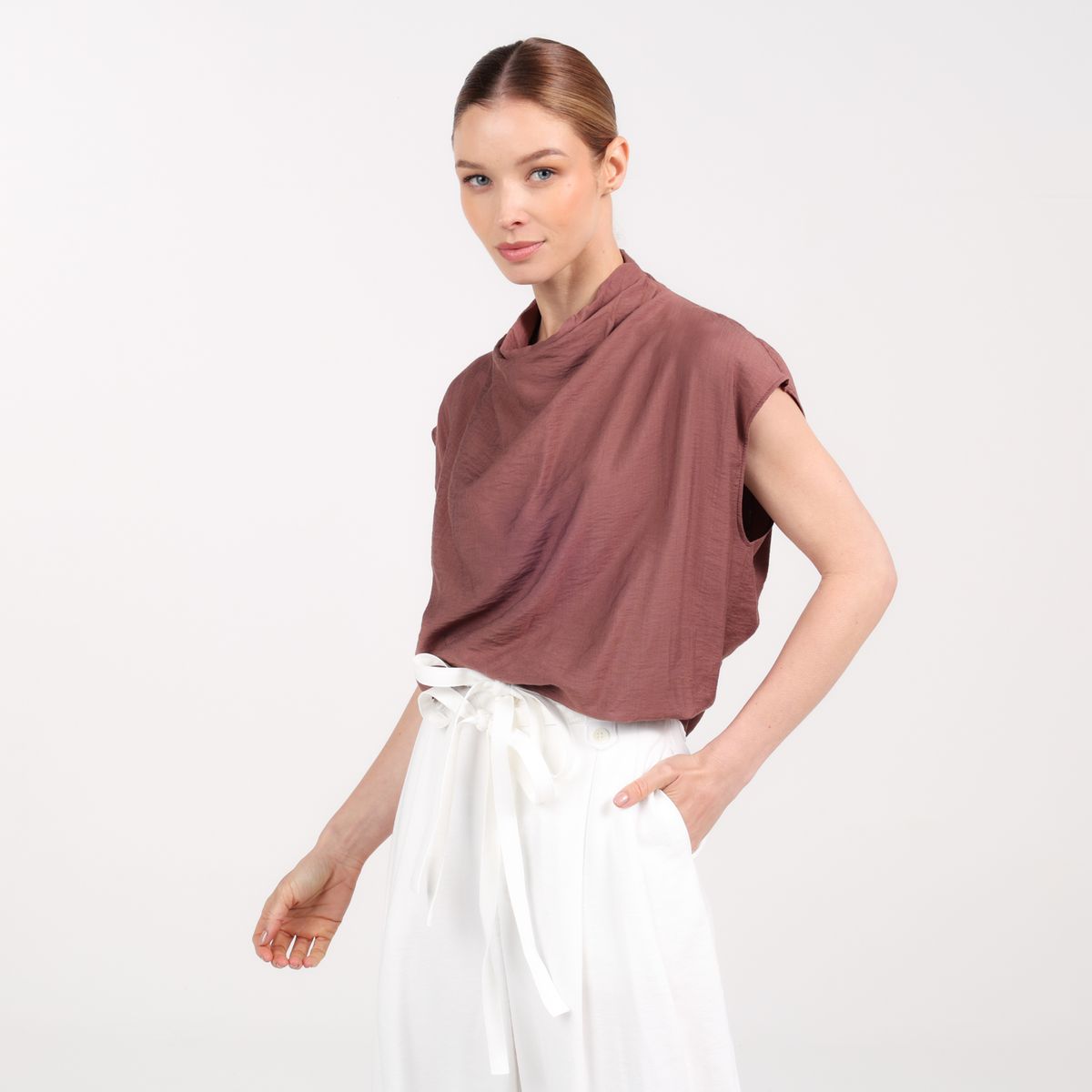 BASEMENT - Blusa Mujer Sin mangas Basement