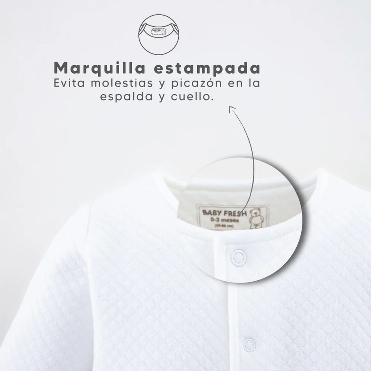 BABY FRESH - Conjunto Pijama enteriza + Pantalón + Saco + Body manga corta + Gorro para bebé niño de Algodón Baby Fresh