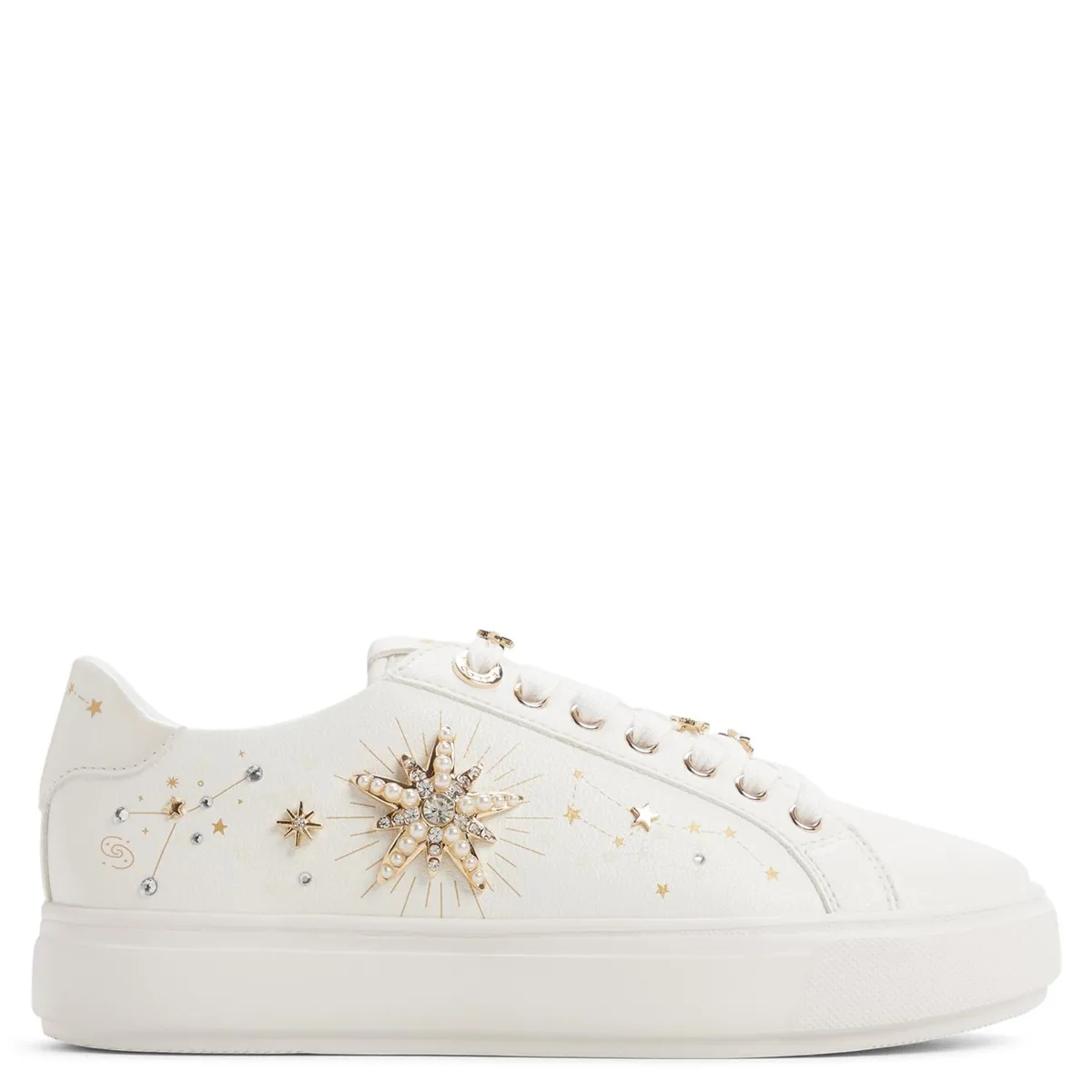 ALDO - Tenis Aldo Moda Starbright Mujer Blancos