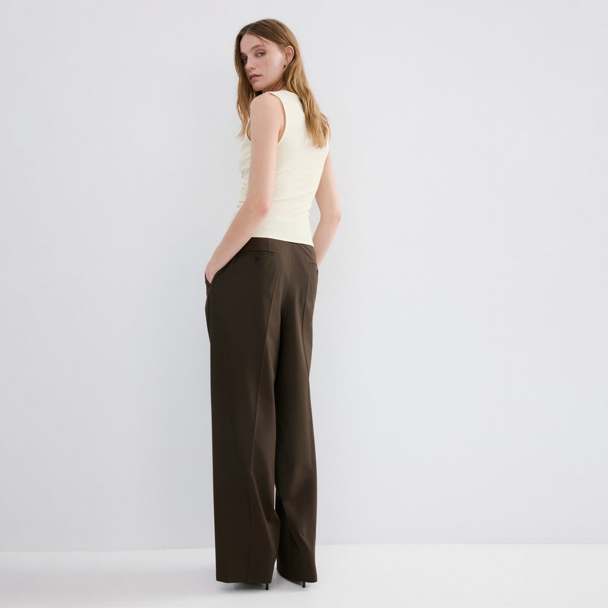 MANGO - Top Mujer Sin mangas Mango