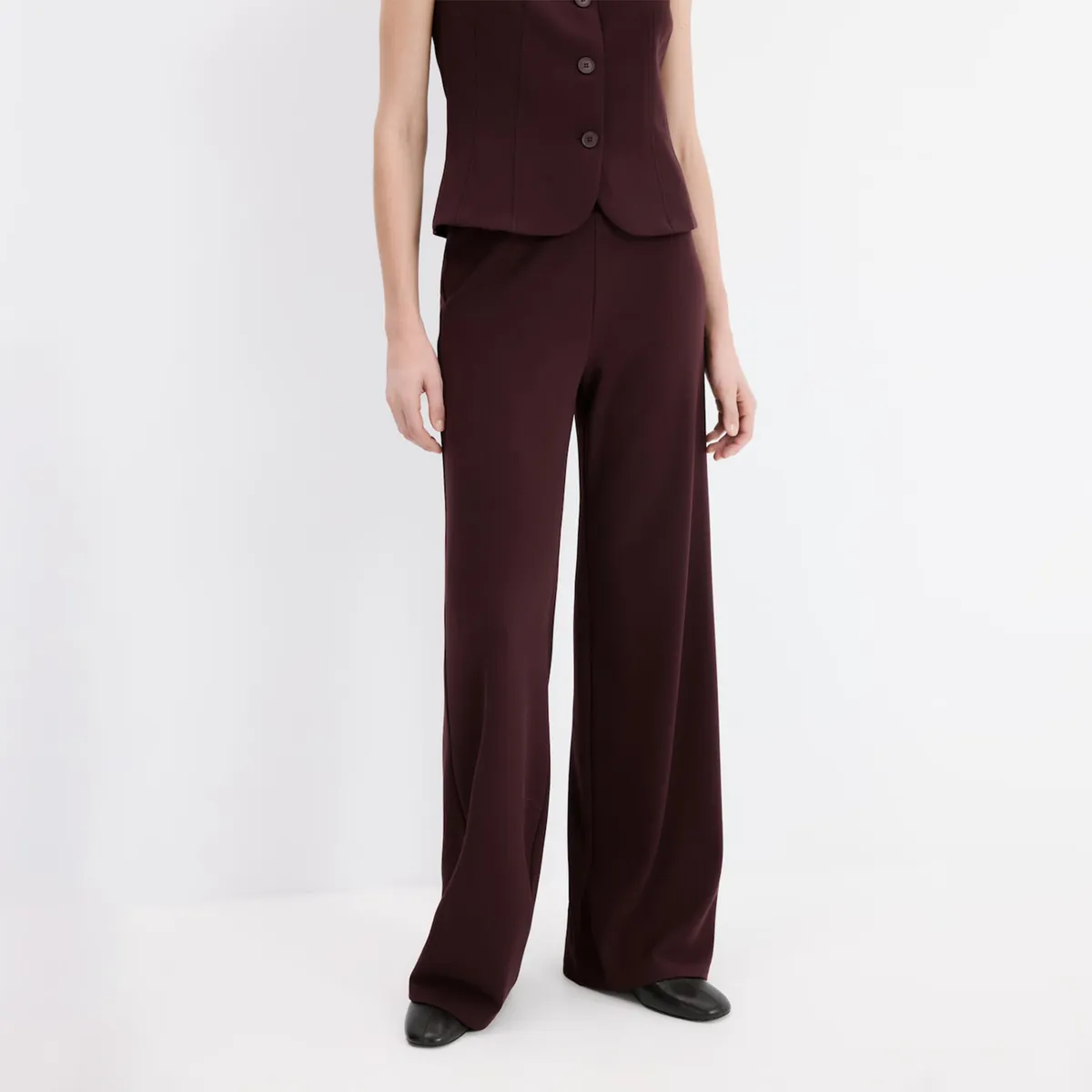 MANGO - Pantalón Recto Mujer Tiro bajo Mango