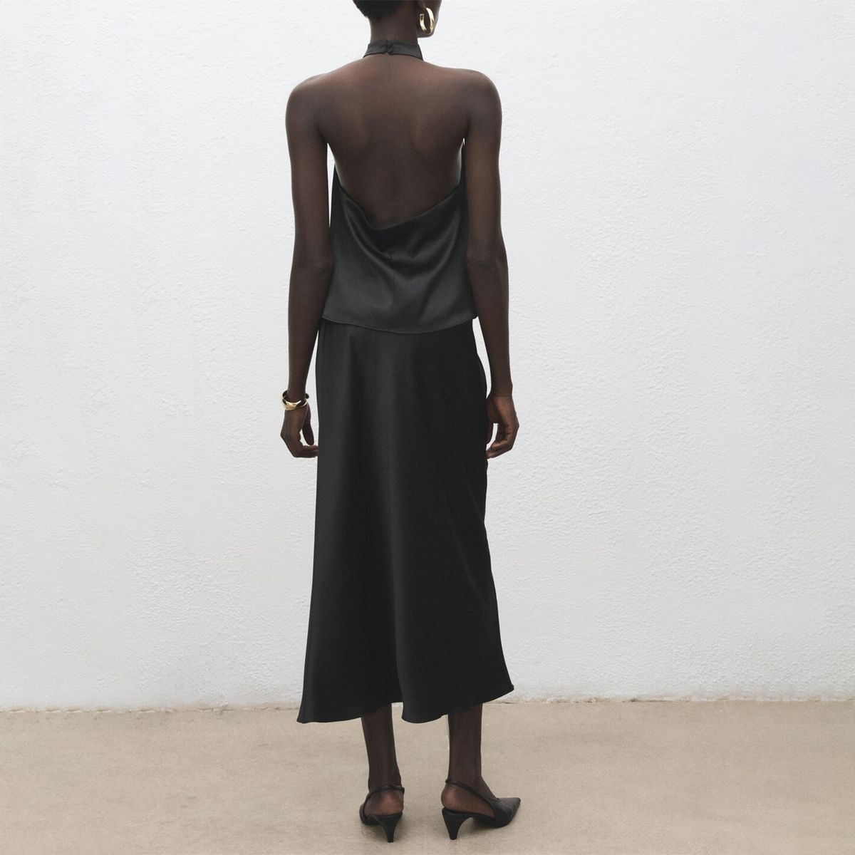MANGO - Falda Midi Mujer Mango 