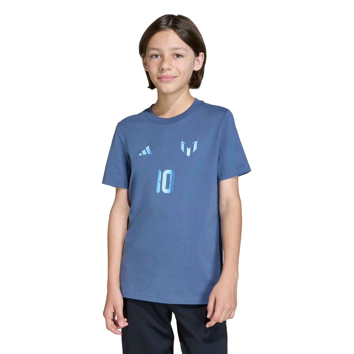 ADIDAS - Camiseta de fútbol para Niño con Logo Manga corta de Algodón Adidas