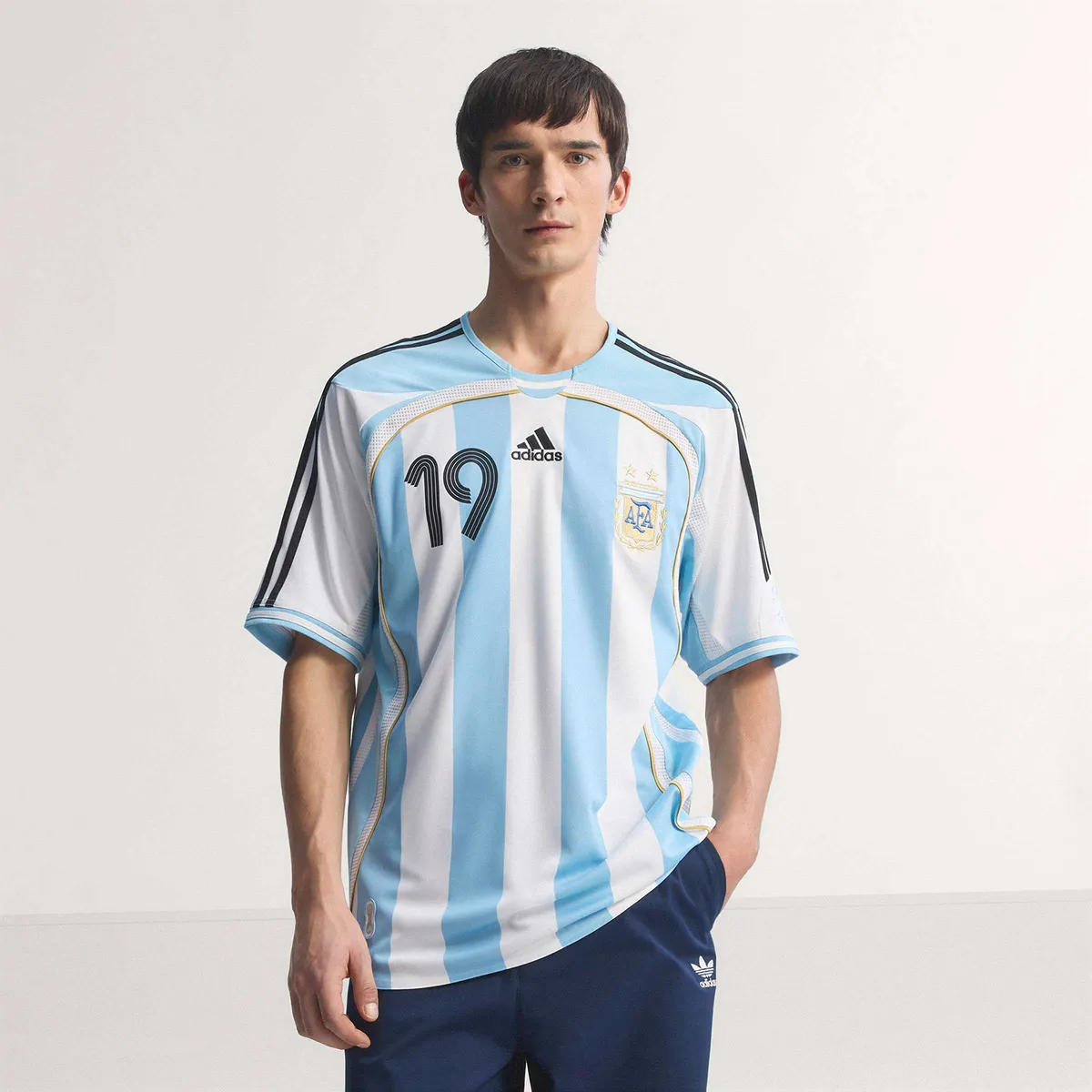 ADIDAS - Camiseta de Futbol Retro Selección Argentina 2006 Local
