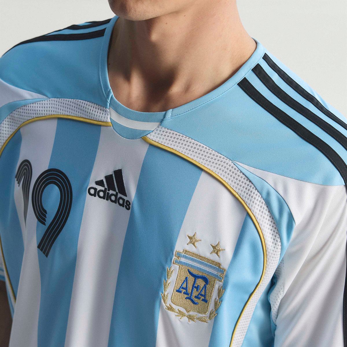ADIDAS - Camiseta de Futbol Retro Selección Argentina 2006 Local