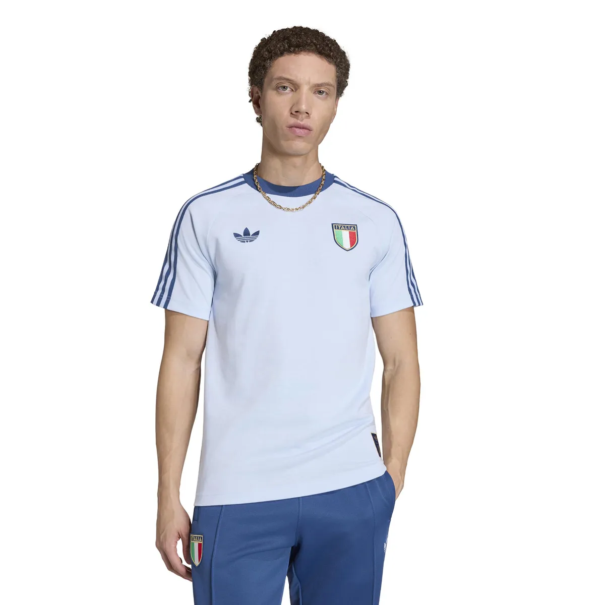 ADIDAS - Camiseta de Fútbol Italia Originals Hombre Adidas
