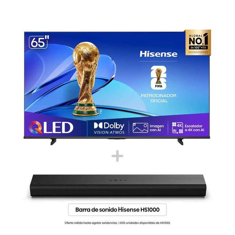 Televisor | Hisense | 65 pulgadas | 4K UHD | LED | 65Q6QV