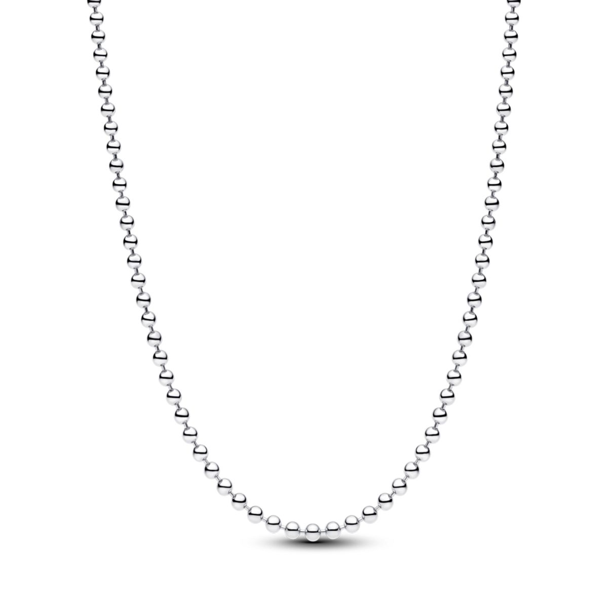 PANDORA - Collar CADENA DE BOLAS PLATEADO