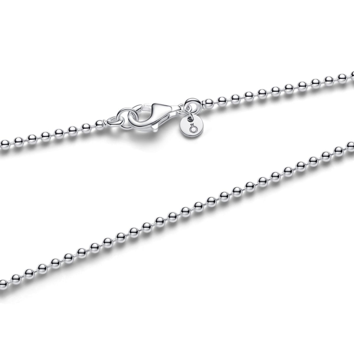 PANDORA - Collar CADENA DE BOLAS PLATEADO