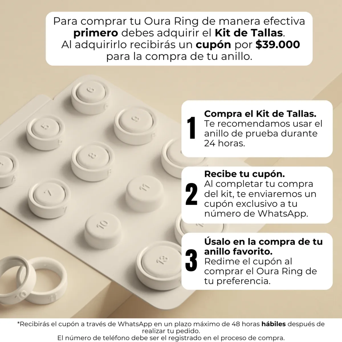 OURA - Anillo inteligente Oura Ring 4 