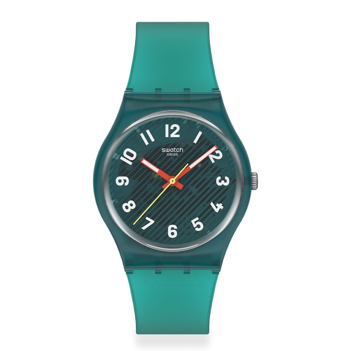 SWATCH - Reloj Swatch Unisex Wavelengths Of Moss. Relojes Silicona Verde SO28L100