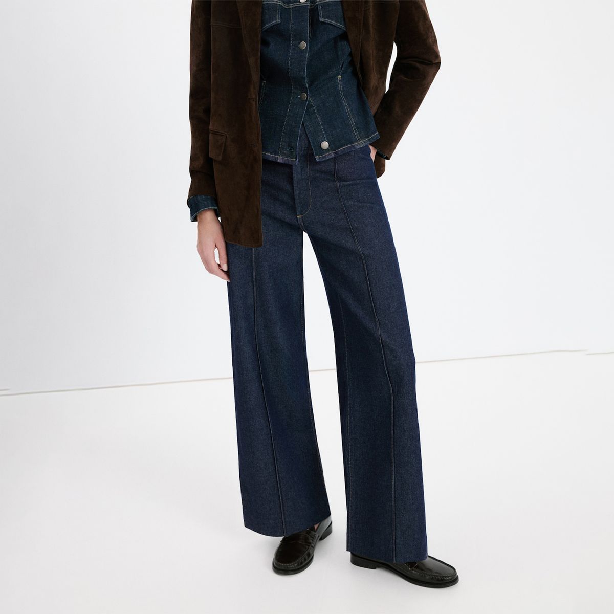 MANGO - Jean Recto Mujer Tiro alto Mango