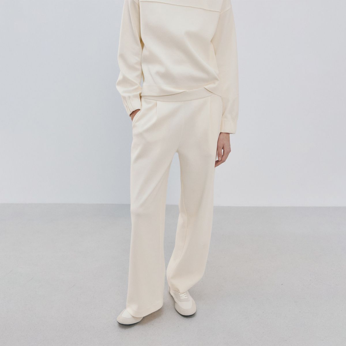 MANGO - Pantalón Recto Mujer Tiro alto Mango