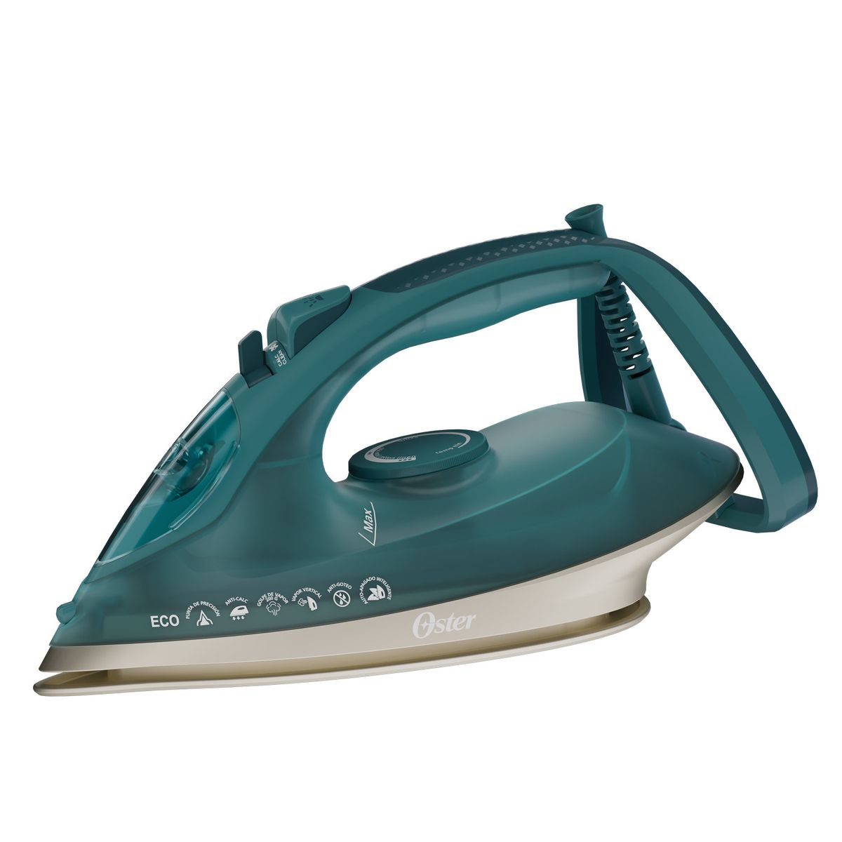 OSTER - Vapor uso horizontal Oster Plancha de Vapor, AeroGlide Max S7800 Antiadherente