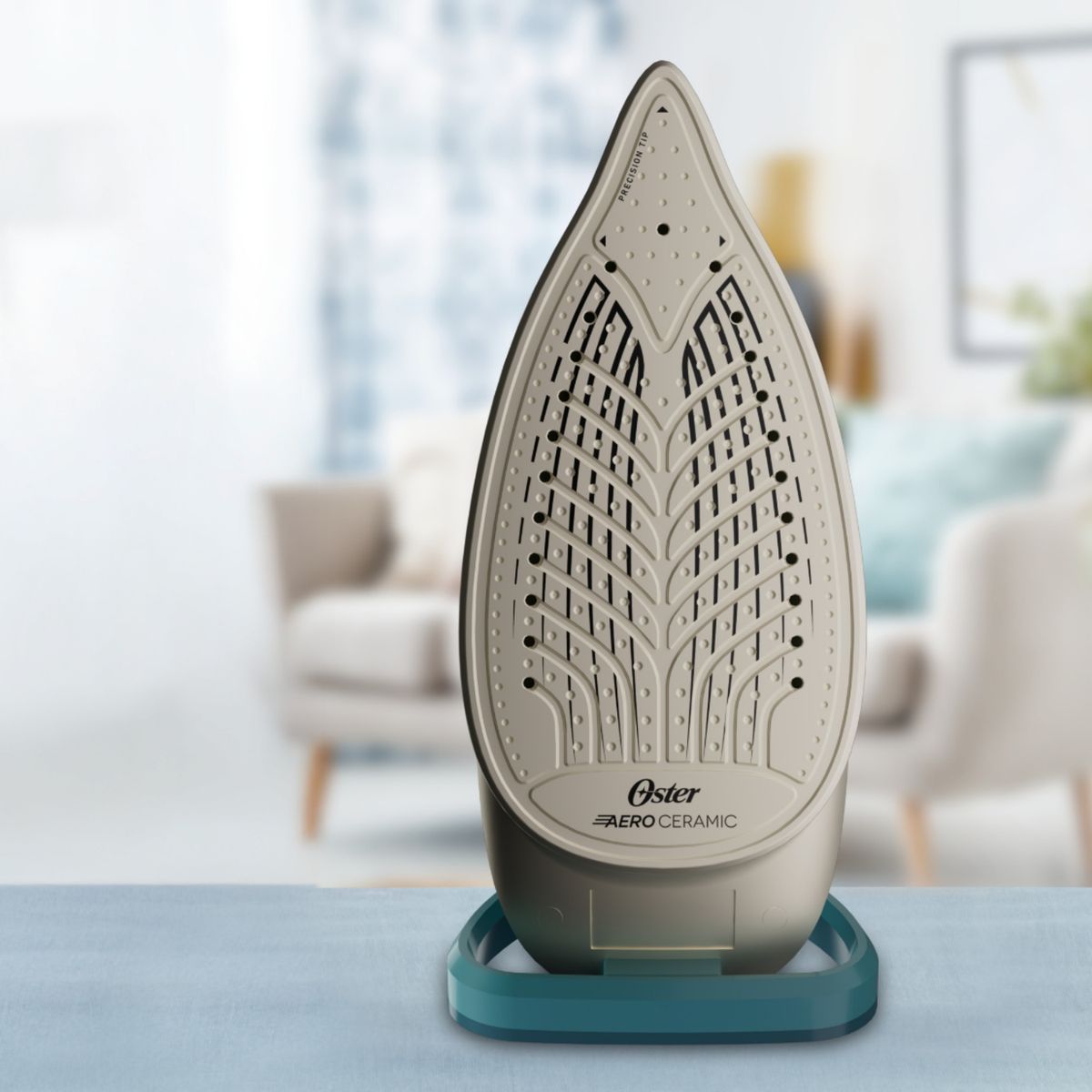 OSTER - Vapor uso horizontal Oster Plancha de Vapor, AeroGlide Max S7800 Antiadherente