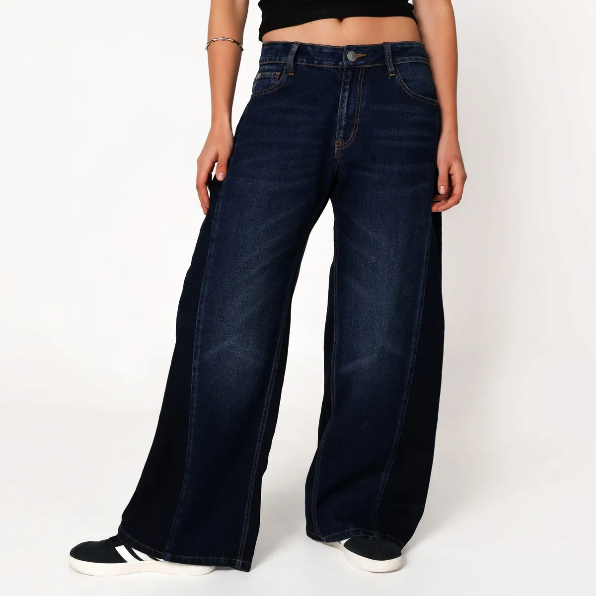 ARIA VEGA X FALABELLA - Jean Balloon Mujer Tiro bajo Aria Vega X Falabella