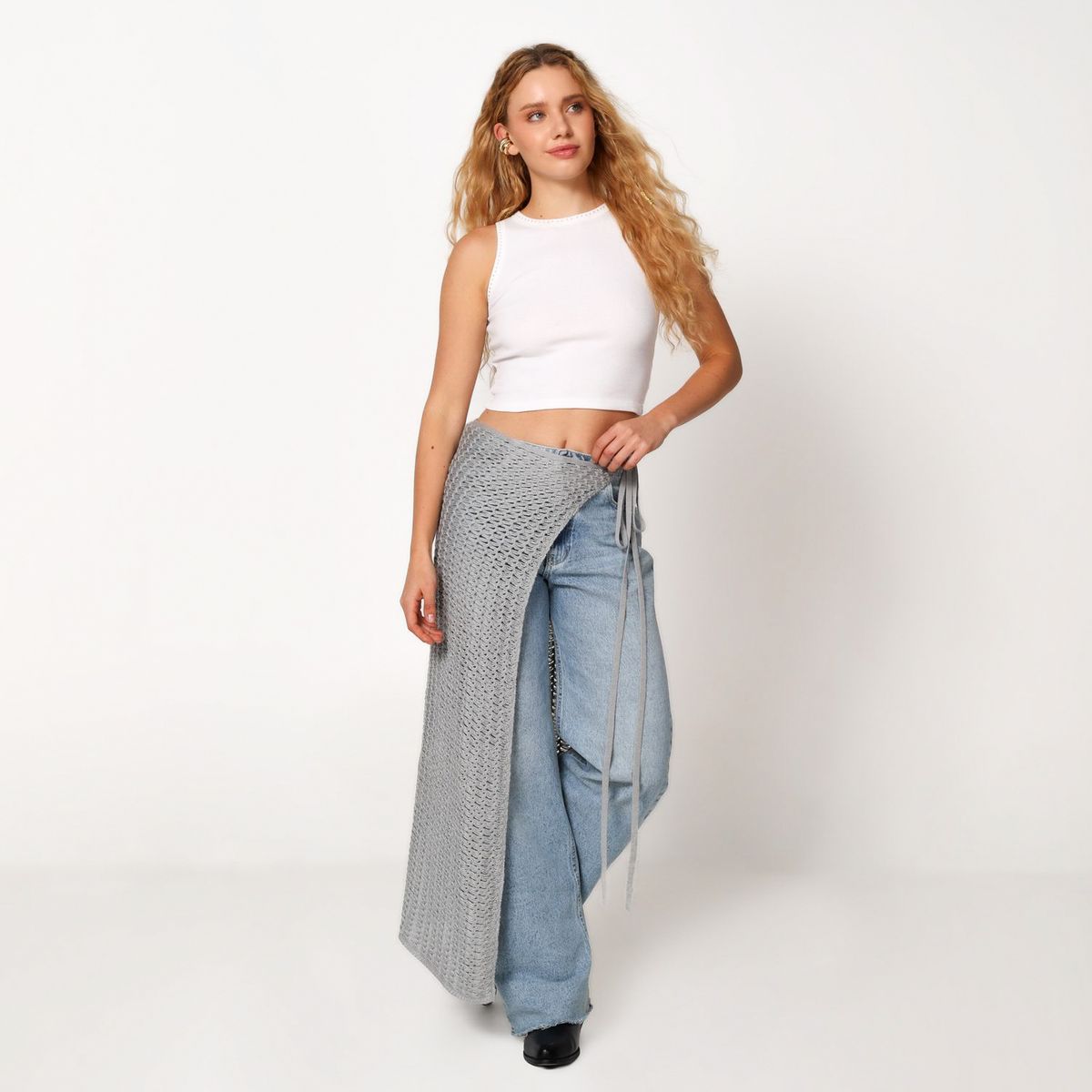 ARIA VEGA X FALABELLA - Falda Midi Mujer Tejido Aria Vega X Falabella  