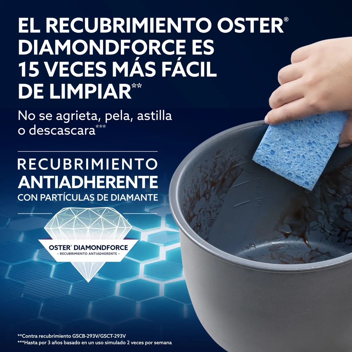 OSTER - Olla multiuso Oster Gris 5.7 lt