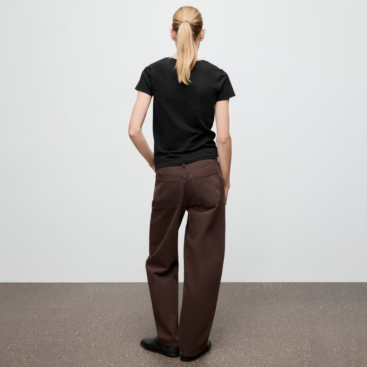 MANGO - Camiseta Mujer con Logo Manga corta Mango