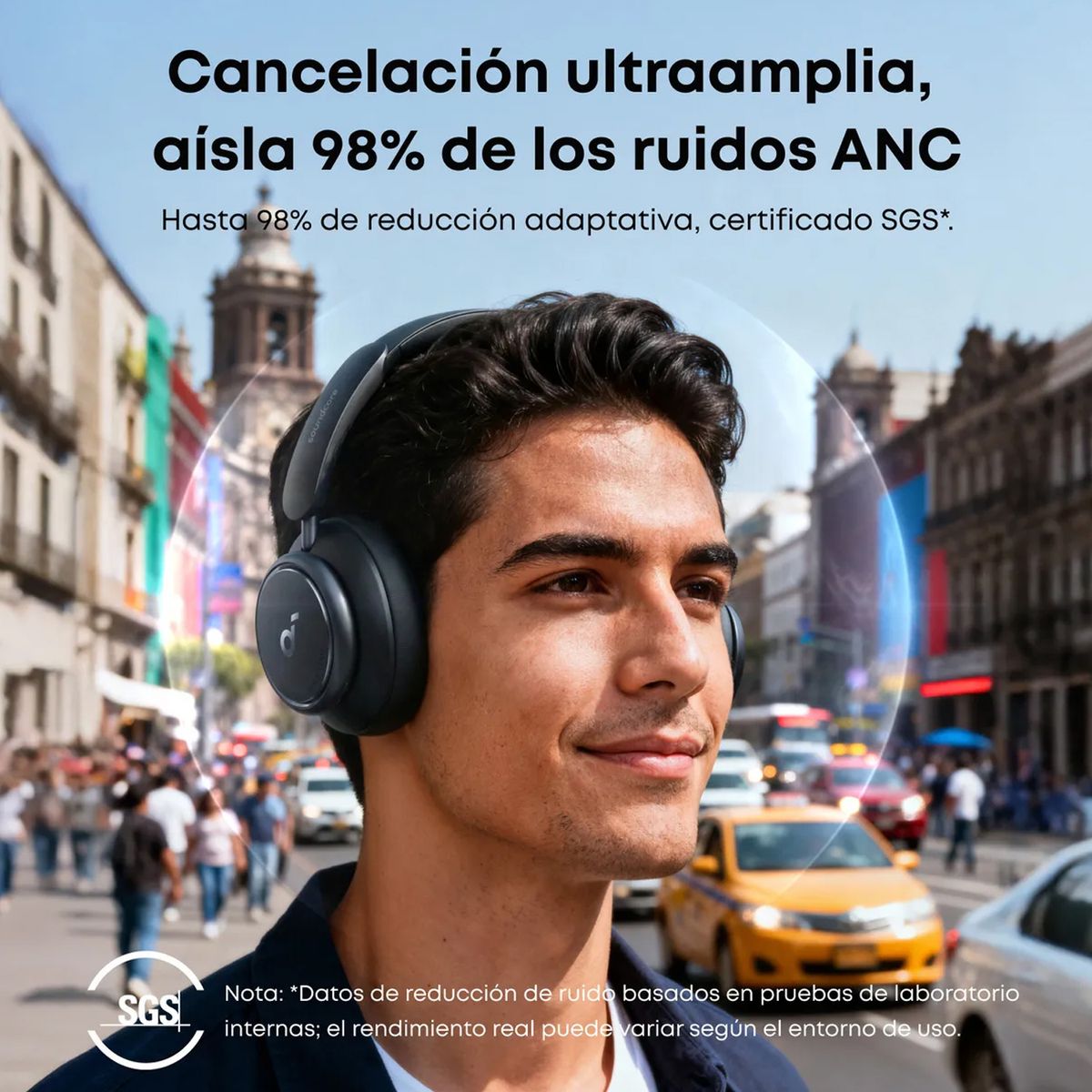 SOUNDCORE - Audífonos de diadema Soundcore by Anker A3040011 Noise Cancelling