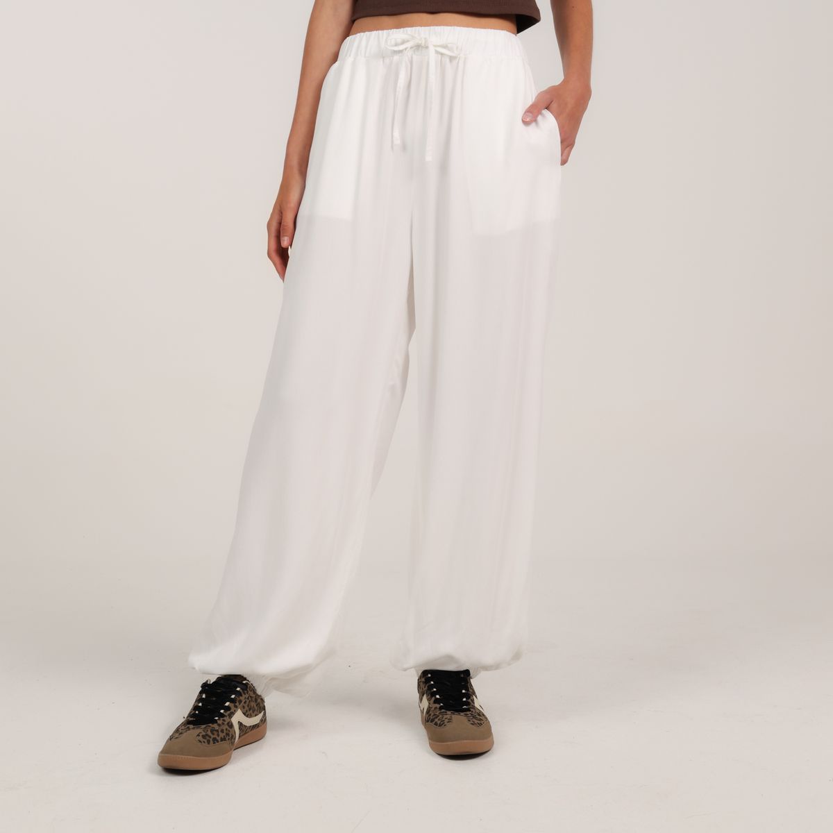 SYBILLA - Pantalón Ballon Mujer Tiro medio Sybilla