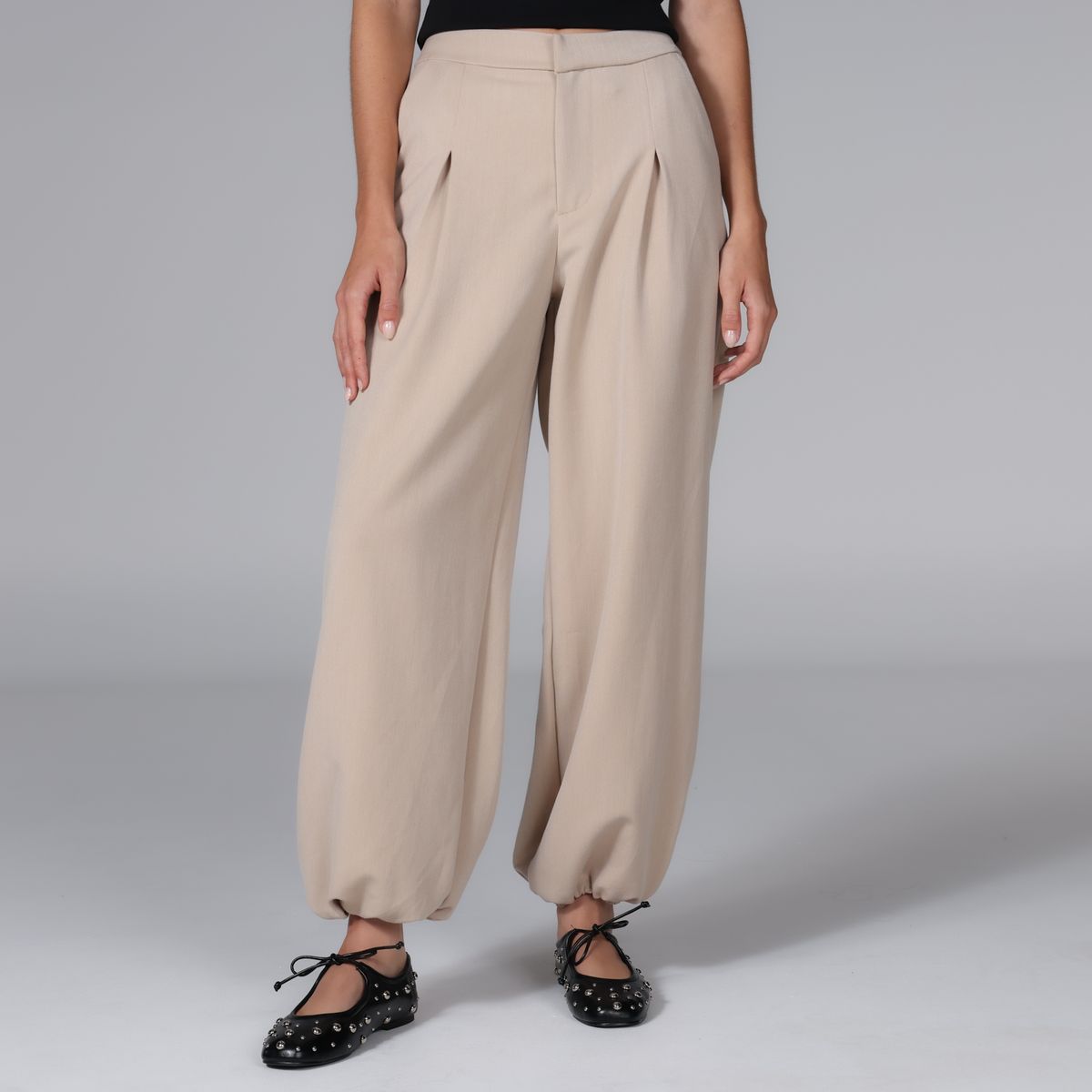 SYBILLA - Pantalón Ballon Mujer Tiro medio Sybilla