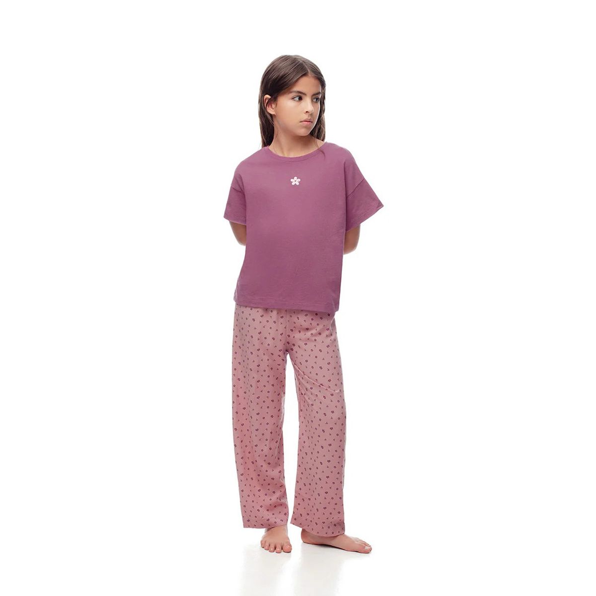 GEF - Pijama Cintura elásticada para 2 piezas Tiro medio de Algodón Gef