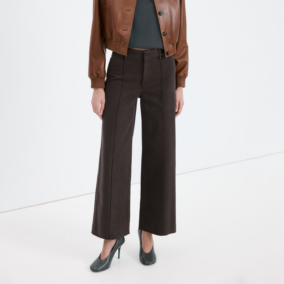 MANGO - Jean Wide leg Mujer Tiro alto Mango
