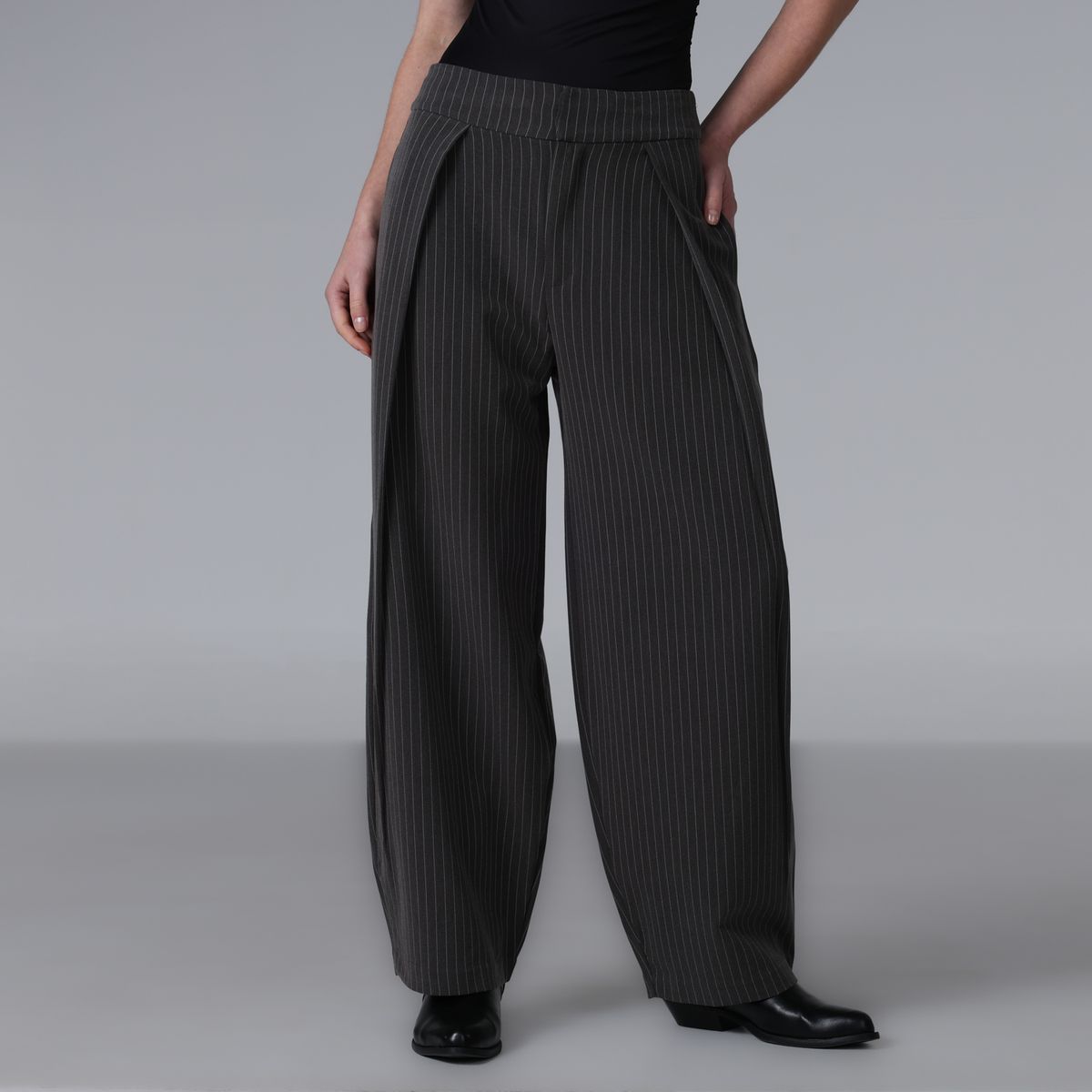 BASEMENT - Pantalón Balloon Mujer Tiro medio Basement