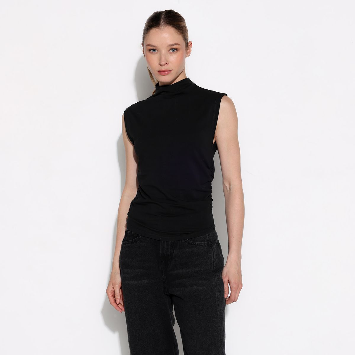 BASEMENT - Blusa Mujer Sin mangas Basement