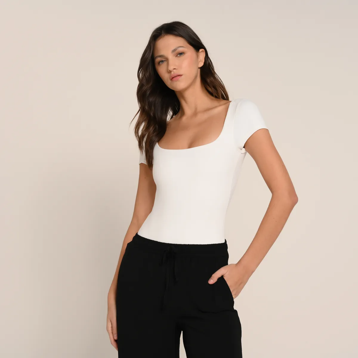 SYBILLA - Body Mujer Manga corta Sybilla 