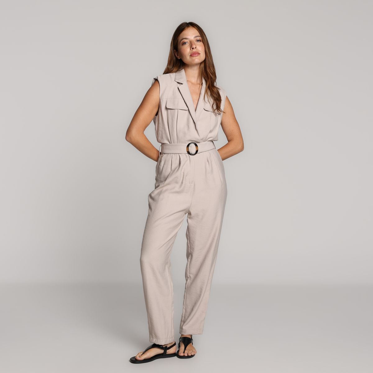 BASEMENT - Enterizo Mujer Largo Casual Basement