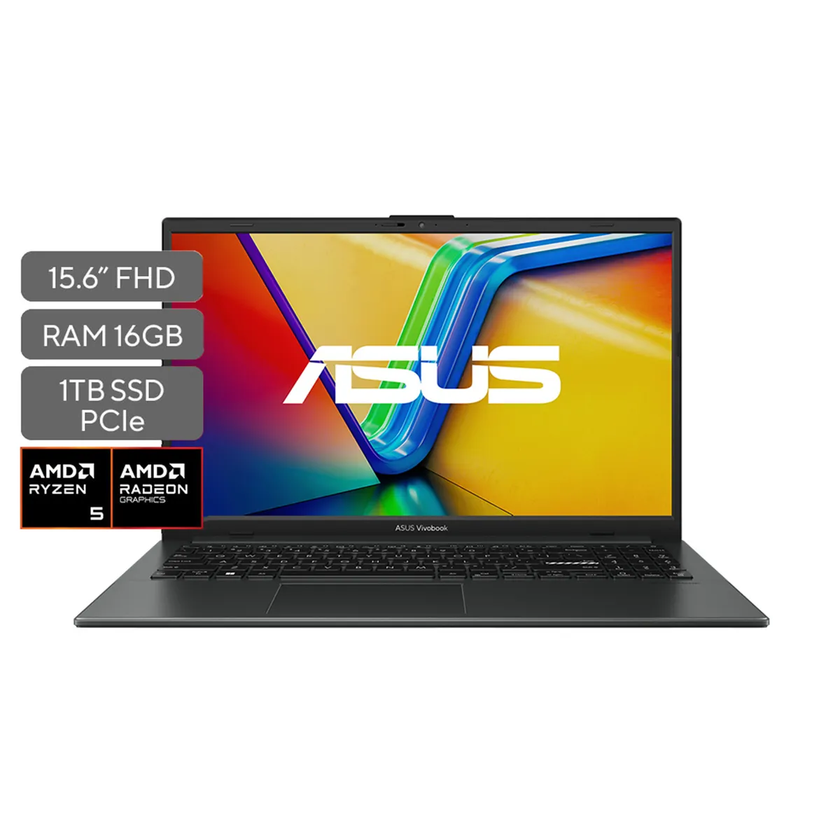 ASUS - Portátil ASUS Vivobook Go 15 |AMD Ryzen 5 | LPDDR5 16GB|  1 TB SSD de almacenamiento | Windows 11 Home|15.6 Pulgadas |E1504FA-BQ4806W |  Computador portátil