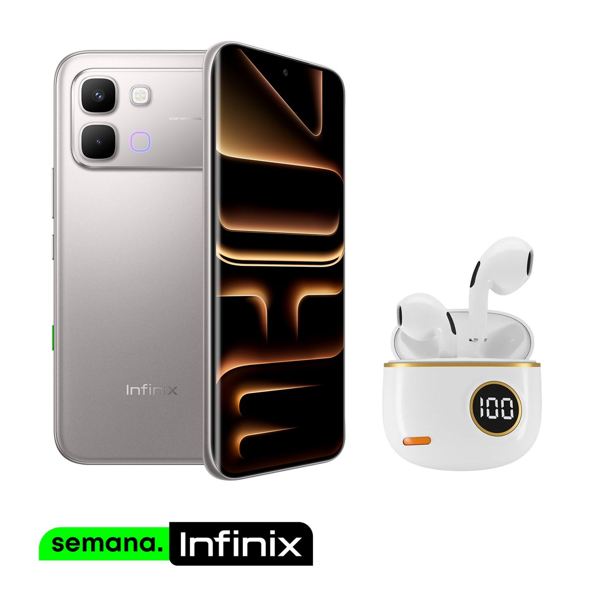 INFINIX - Celular | Infinix Note Edge | 5G | 256 GB | 8GB RAM | Incluye audifonos inalámbricos