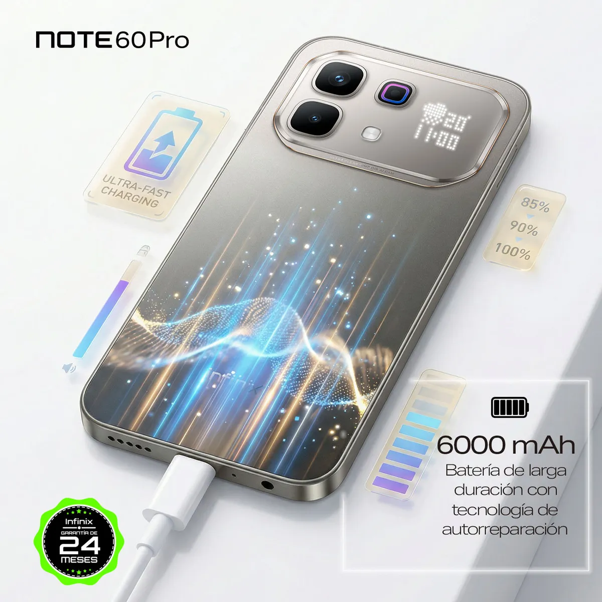 INFINIX - Celular | Infinix Note 60Pro | 5G | 256 GB | 8GB RAM |