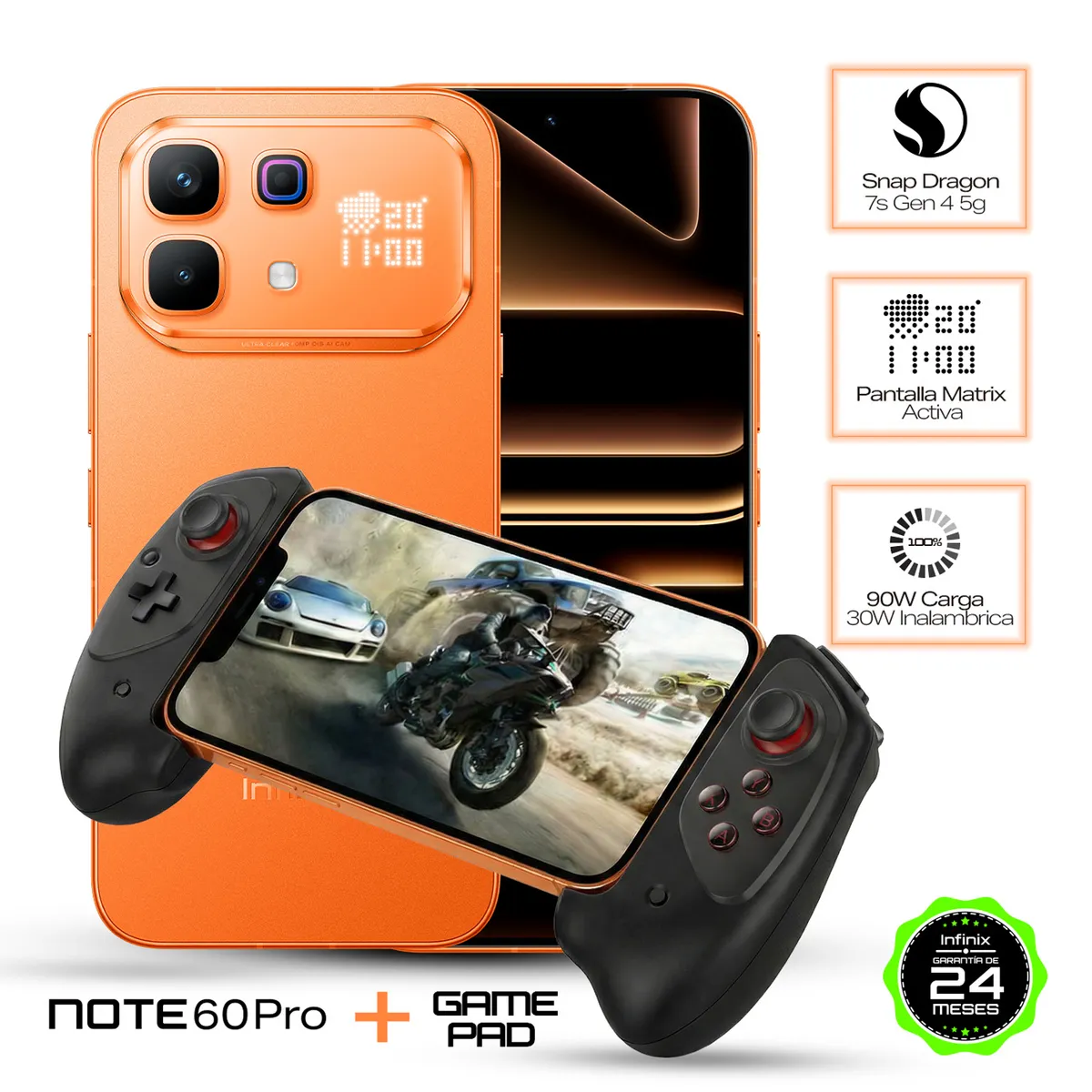 INFINIX - Celular | Infinix Note 60Pro | 5G | 256 GB | 8GB RAM |