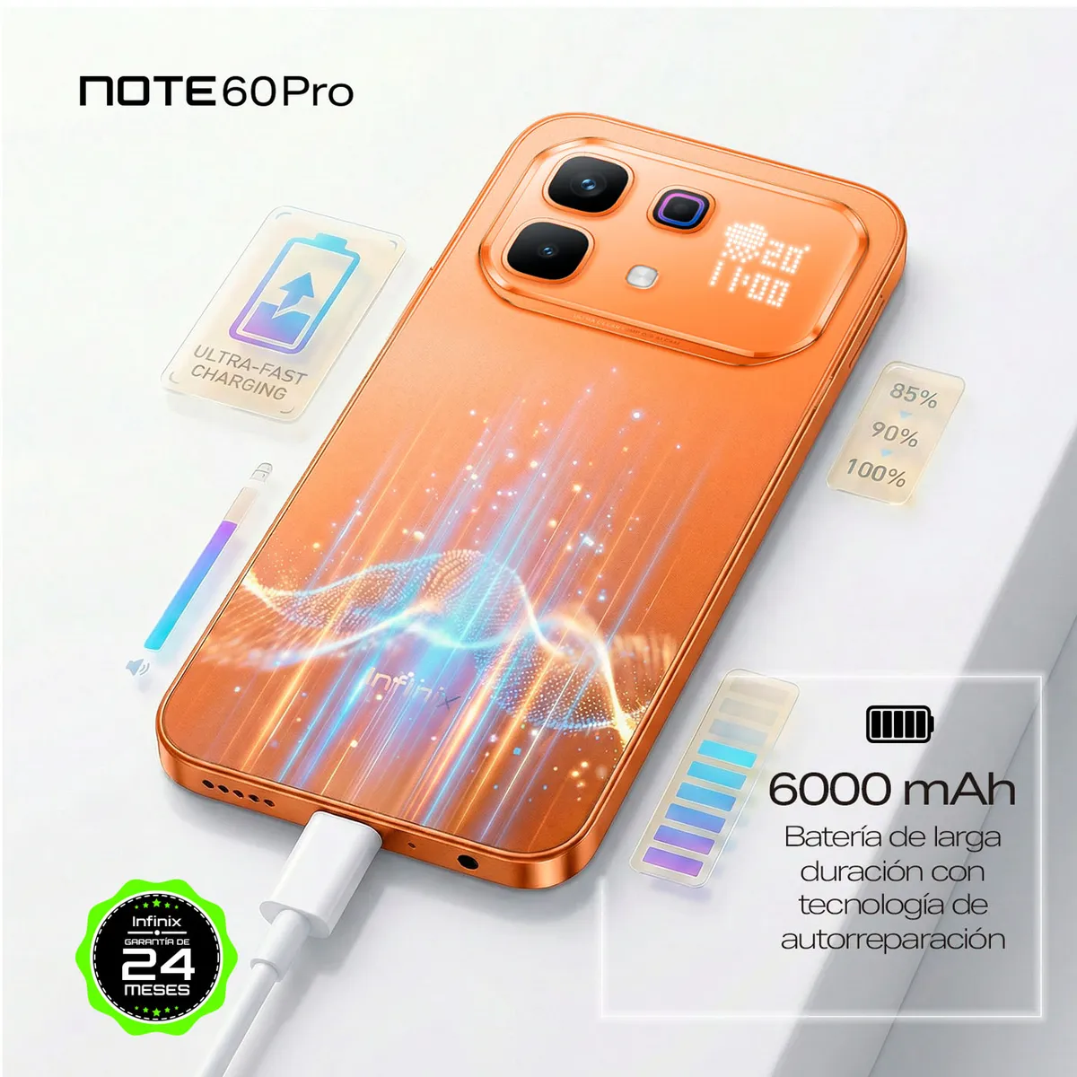 INFINIX - Celular | Infinix Note 60Pro | 5G | 256 GB | 8GB RAM |