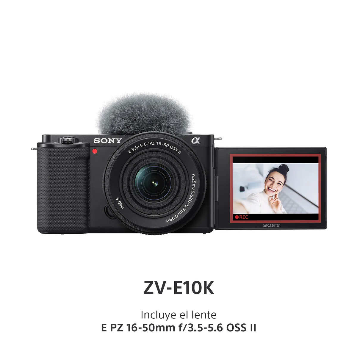 SONY - Cámara profesionales Sony de Lente Intercambiable Vloggers Zv-E10K