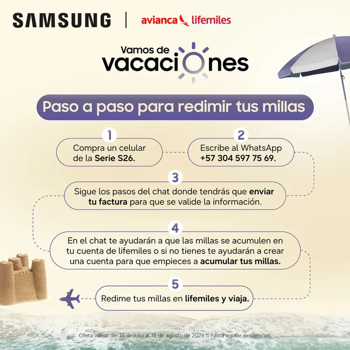 SAMSUNG - Celular | Samsung Galaxy S26 | 5G | 256 GB | 12GB RAM 