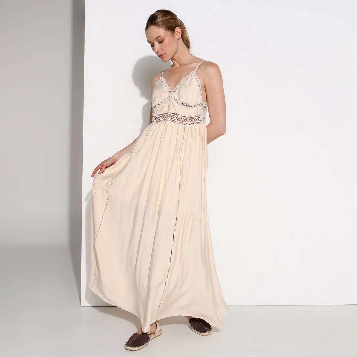 BASEMENT - Vestido Mujer Corto Casual Basement