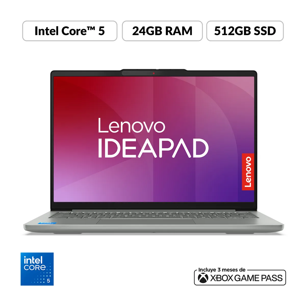 Lenovo - Portátil Lenovo Ideapad Slim 5 | Intel Core 5 | 24GB de RAM | 512GB SSD de Almacenamiento | Windows 11 | Pantalla 14 pulgadas | IP Slim 5 | Computador Portátil