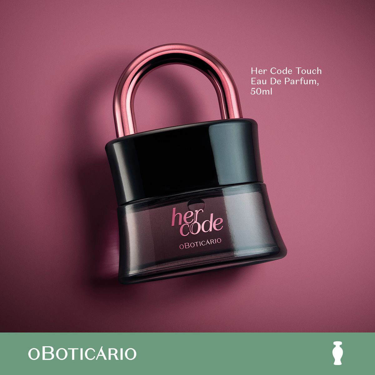 HER CODE - Perfume Mujer HER CODE O Boticario Touch - 50ml Eau de parfum 