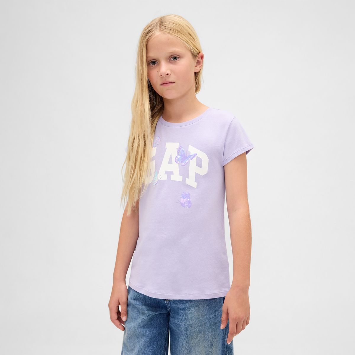 GAP - Camiseta para Niña de Algodón Gap