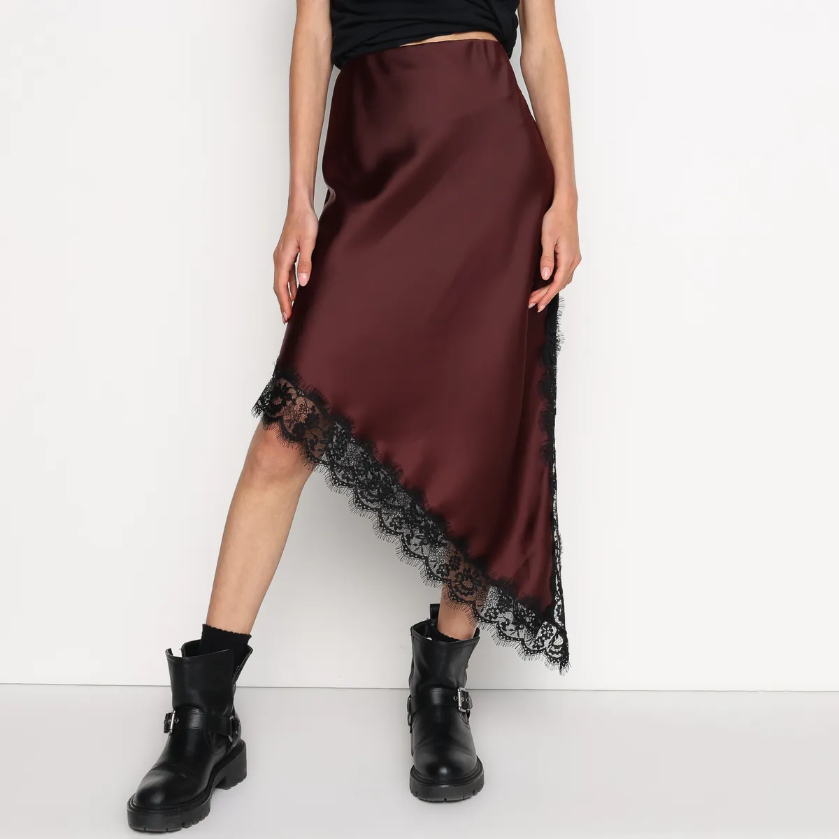 SYBILLA - Faldas Maxi Mujer Encaje Sybilla