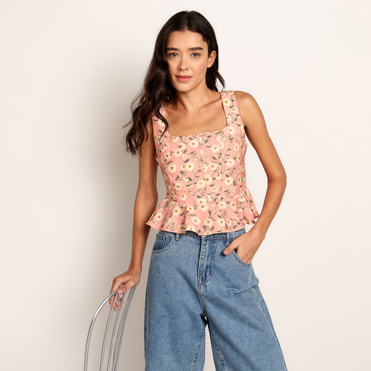 SYBILLA - Blusa Mujer Sin Mangas Sybilla