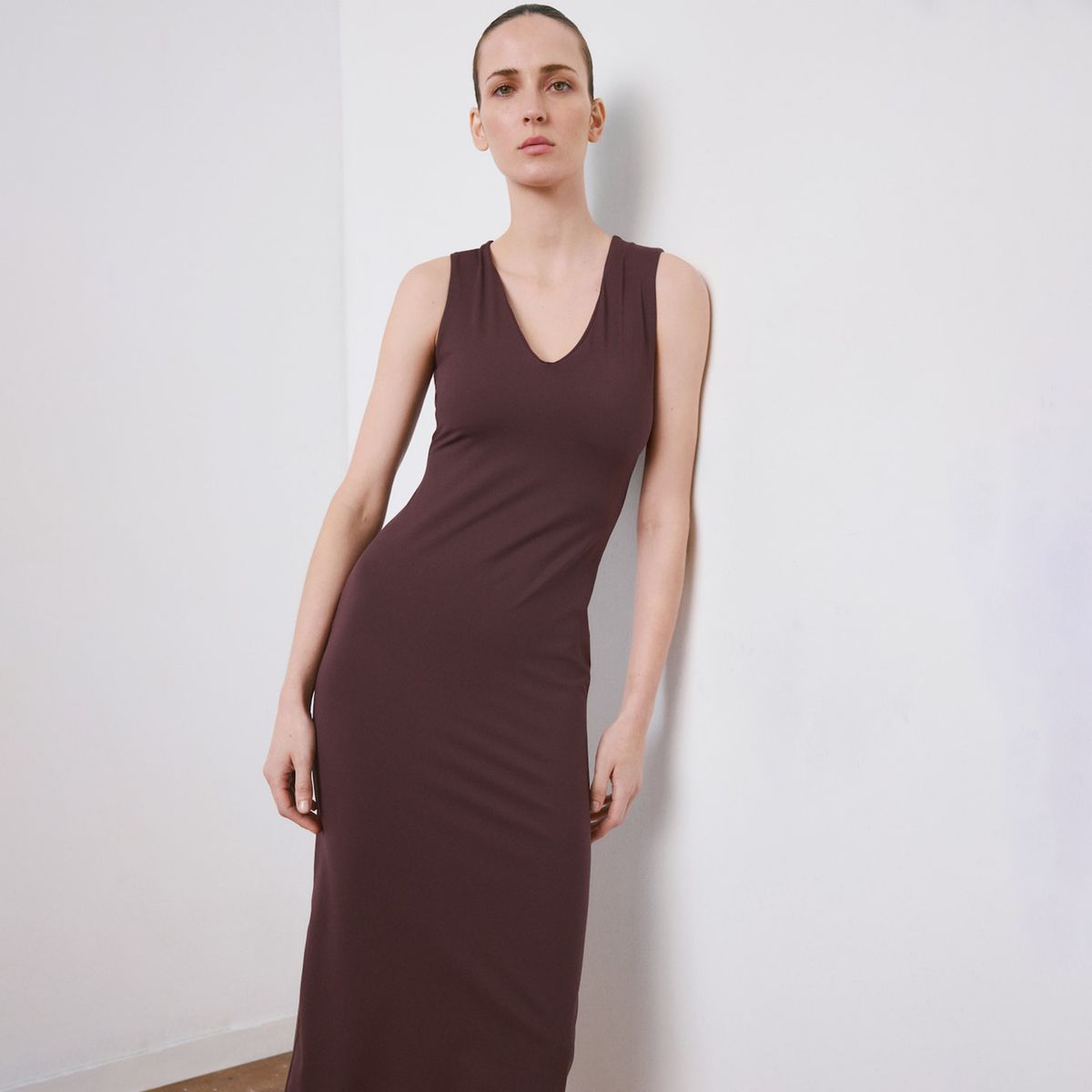 MANGO - Vestido Mujer Largo Casual Mango