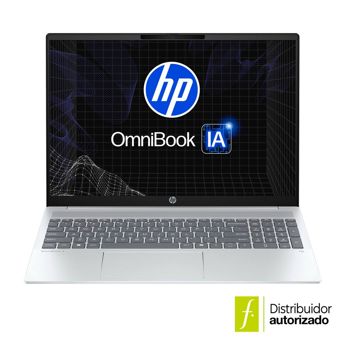 HP - Portátil HP Omnibook AI 16-Ag1074La Amd Ryzen AI 7 350 8Cores/24Gb/ 512Gb Ssd/2K 16"/Touch Plata Glaciar Win11 1.79Kg