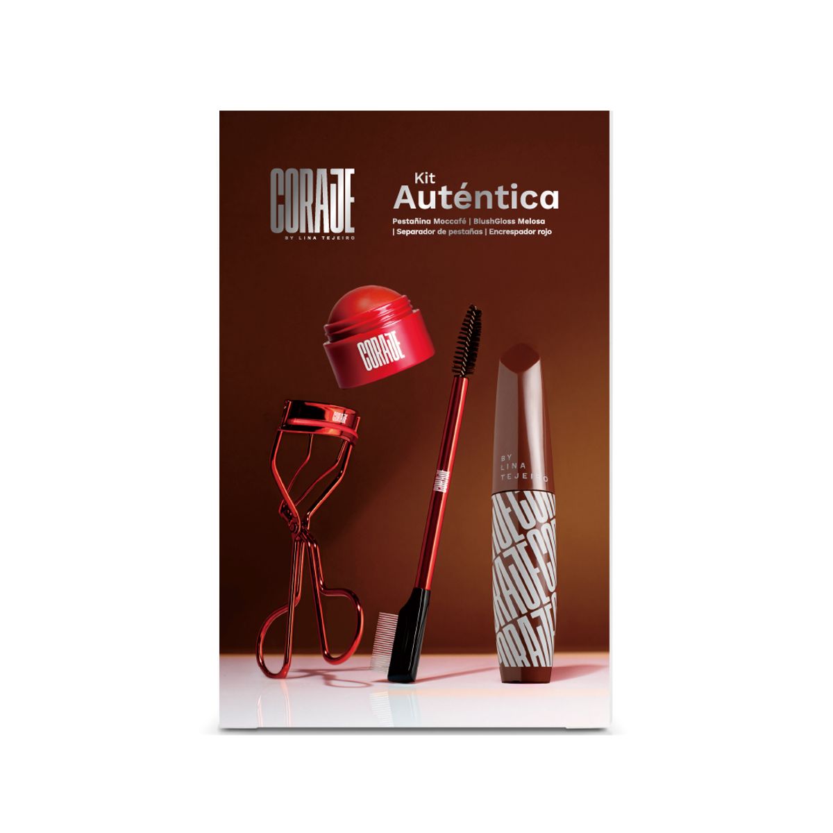 CORAJE BY LINA TEJEIRO - Set de maquillaje rostro Kit Auténtica Coraje